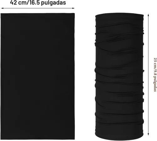 Vista 4 de Geyoga 6 piezas de protección UV para el verano, polaina de cuello refrescante, ropa para la cara, polaina para cuello, bufanda, protector solar