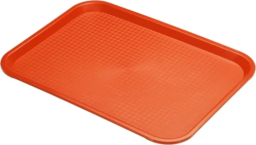 Vista 13 de PATIKIL Bandeja de comida rápida de 13.7 x 10.6, bandeja rectangular multiusos reutilizable de plástico PP para restaurante, cocina en casa