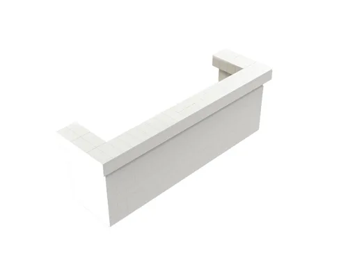 Vista 15 de EverBlock Kit de barra y mostrador en voladizo de 4 pies para uso en el hogar, ventas o eventos Bloques de construcción gigantes Fácil