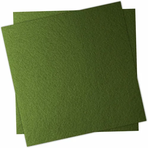 Vista 23 de Hojas de tela de fieltro de 6 x 6 pulgadas para manualidades, 0.039 in de grosor, papel de fieltro de colores surtidos para manualidades de costura
