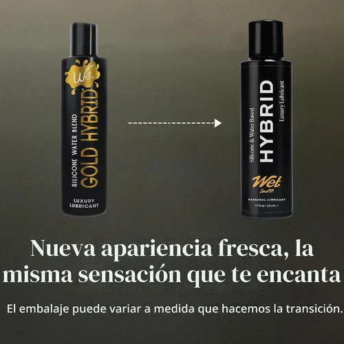 Vista 7 de Wet Hybrid Lube, mezcla de agua y silicona premium, deslizamiento suave y sedoso, 3 onzas líquidas
