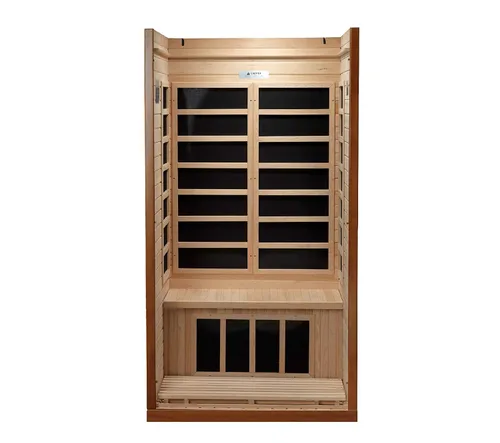 Vista 4 de 2021 Dynamic Barcelona DYN-6106-01 Sauna de infrarrojos lejanos con bajo EMF (menos de 8 MG) - Entrega lateral en la acera