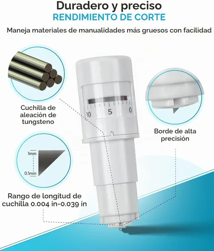 Vista 3 de Silhouette SILHBLADEAUTO Cameo 3 - Paquete de 2 cuchillas de repuesto automáticas