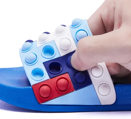 Vista 3 de Engtoy Kid Boys Girls Slides Sandals For Kid Unisex Child Slippers Lightweight Non-slip Open Toe Comfy Shower Beach Funny Slide Sandals
