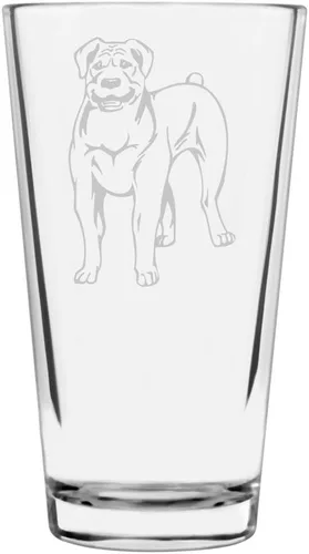 Vista 13 de Podenco Canario - Vaso de pinta de 16 onzas con temática de perro personalizado