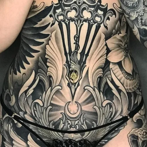 Vista 3 de Intenze Tinta de tatuaje auténtica Zuper tinta negra, 12 onza