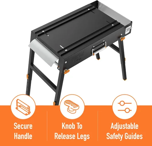 Vista 11 de Yukon Glory Mesa plegable para parrilla y soporte de parrilla Blackstone