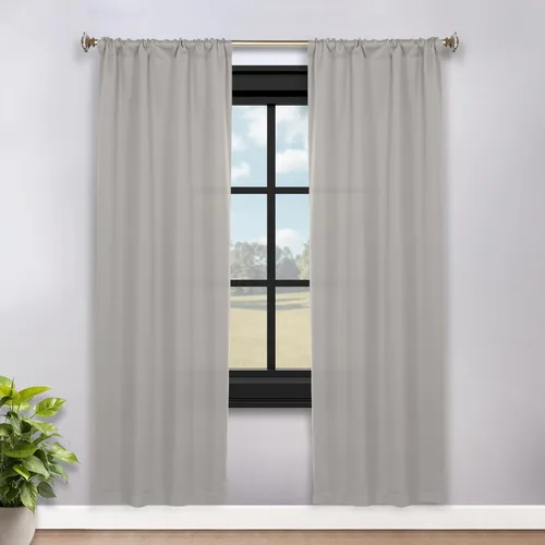 Vista 43 de Superior Cortinas opacas, oscurecimiento de habitación, dormitorio, cortinas, cocina, detalles de ventana de sala de estar, bloqueo solar, térmico