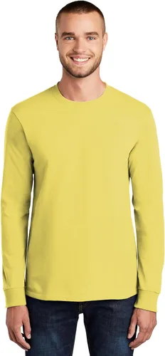 Vista 16 de Port & Company - Camiseta Esencial de Manga Larga Tall. PC61LST Azul acuático