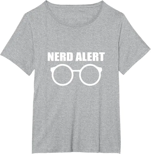 Vista 18 de Geek Alert Nerd and Good Looking - Camiseta