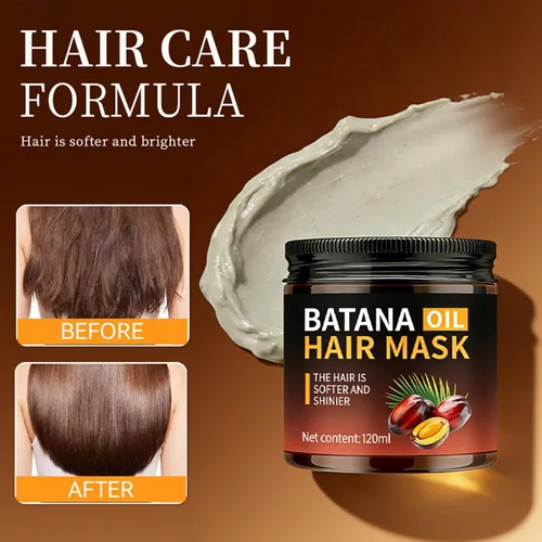Vista 5 de Batana Oil for Hair Growth,Pure & Natural Batana Paste,Deep Conditioning Hair Mask to Strengthen Hair,Frizz Control,Silky Smooth Thick Hair,Hair