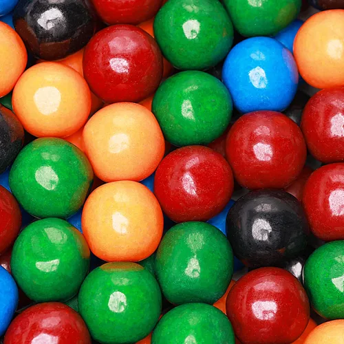 Vista 10 de Bolas de chicle para máquina de chicles – Bolas de goma grandes de 1 pulgada a granel – Recambios de máquina de chicles de 1.7 libras – 96 bolas