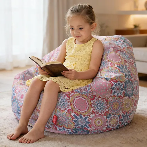 Vista 15 de YuppieLife Funda para puf de almacenamiento para niños (sin relleno), organizador de juguetes, sofá con asa de transporte, disponible para niños
