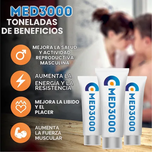 Vista 2 de Max Performance Med3000 Gel para hombre - Fórmula intensa para poder masculino