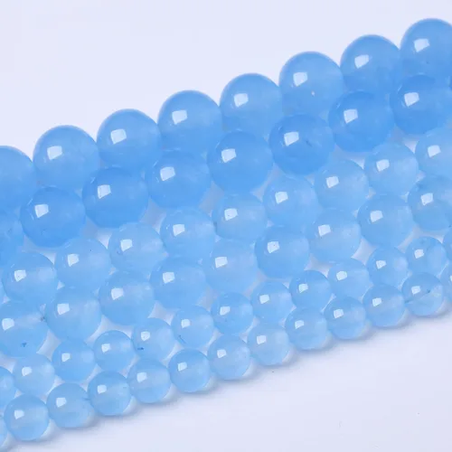Vista 10 de 6 mm Cuentas redondas sueltas de piedra de sangre africana Cuentas naturales de gemas Cuentas de piedra de energía de cristal para hacer joyas