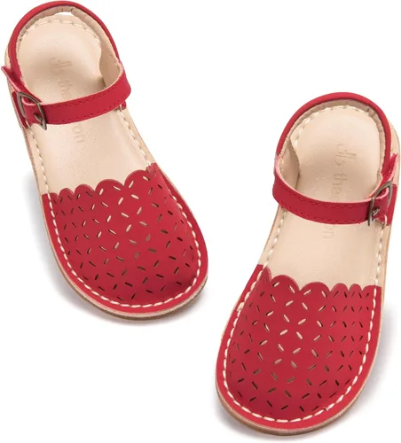 Vista 214 de THEE BRON Sandalias cómodas para niñas, zapatos para niños, sandalias rellenas