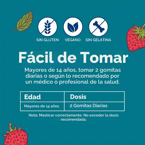 Vista 7 de MaryRuth's Vitaminas para el cabello, la piel y las uñas USDA Organic Gomitas de biotina de 2500 mcg con vitamina C y vitamina E Vitaminas