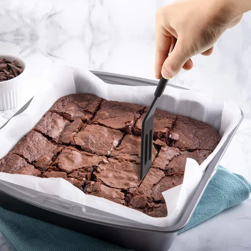 Vista 5 de Patelai Mini Brownie - Espátula de silicona para servir, color negro, 2