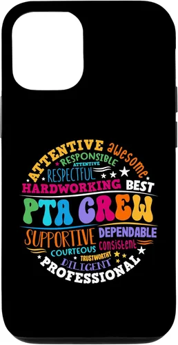 Vista 26 de iPhone 16 Parents Teacher Association Team Supporter PTA Crew Case