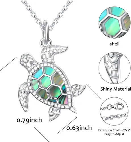 Vista 6 de Necklaces for Women, 925 Sterling Silver Pendant Necklaces for Teen Girls, Mother'S Day Gift for Lover Sister