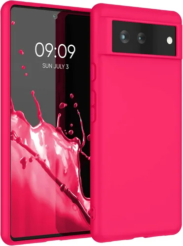 Vista 13 de kwmobile Funda compatible con Google Pixel 6 - Funda protectora de silicona TPU suave y delgada - Piedra antigua