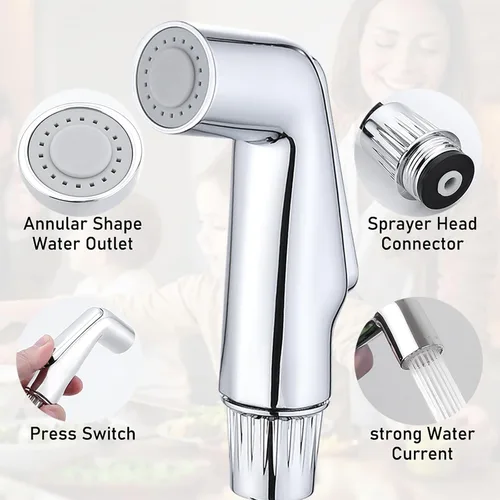 Vista 3 de Pulverizador de fregadero de repuesto para rociador lateral de cocina cromado universal Moen, para uso con grifos de fregadero de cocina, cromado