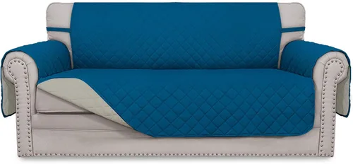 Vista 71 de Easy-Going - Funda reversible para sofá, resistente al agua, con varillas de espuma y correas elásticas, protector de muebles para mascotas y perros