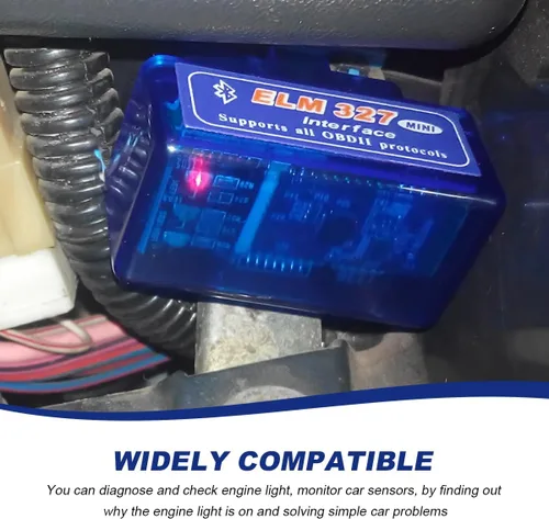 Vista 3 de ELM327 OBDII - Escáner de diagnóstico automático para automóvil, mini herramienta de escaneo Bluetooth profesional, lector de código de falla