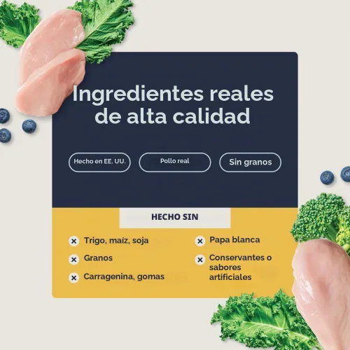 Vista 4 de Instinct Original Paté - Alimento húmedo para gatos, receta sin granos, pollo real, 3 onzas (paquete de 24)