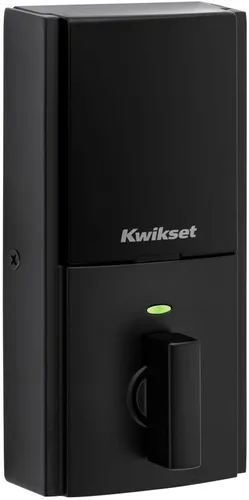 Vista 3 de Kwikset Home Connect 620 - Cerradura inteligente de pestillo con tecnología Z-Wave, funciona con Ring Alarm, Samsung SmartThings y más, requiere