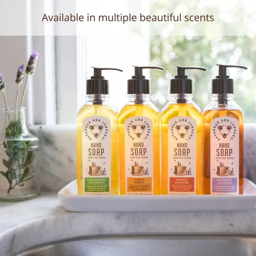 Vista 6 de Savannah Bee Company Jabón líquido para manos - Jabón de manos natural con aceites esenciales