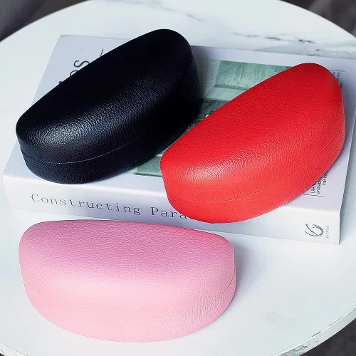 Vista 7 de Funda grande para lentes de sol, carcasa rígida de gran tamaño, funda protectora para gafas de sol y gafas de sol