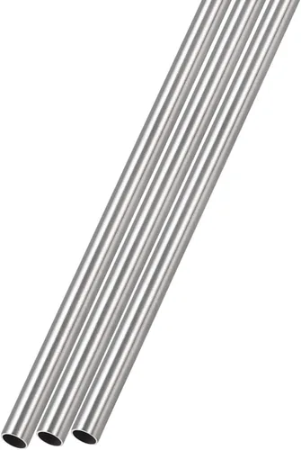 Vista 10 de METALLIXITY Tubo de acero inoxidable 316 (0.079 in de diámetro x 0.012 in de pared T x 9.843 in de largo), 3 piezas, tubo recto - para muebles