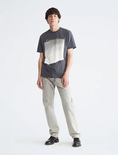 Vista 4 de Calvin Klein Camiseta de cuello redondo con logotipo Dusted Gradient Box para hombre
