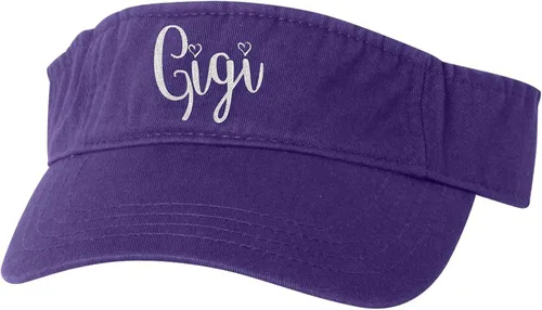 Vista 22 de Go All Out Gigi Idea de regalo para abuela, tía, coleta, visera bordada, sombrero para papá