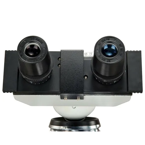Vista 3 de OMAX 40X-2500X, microscopio digital LED binocular compuesto para laboratorio con cámara de 5 mpx y bandeja mecánica