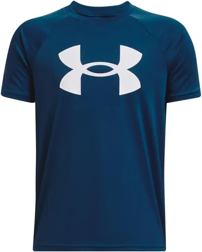 Vista 47 de Under Armour Camiseta de manga corta Tech Hybrid con estampado para niños
