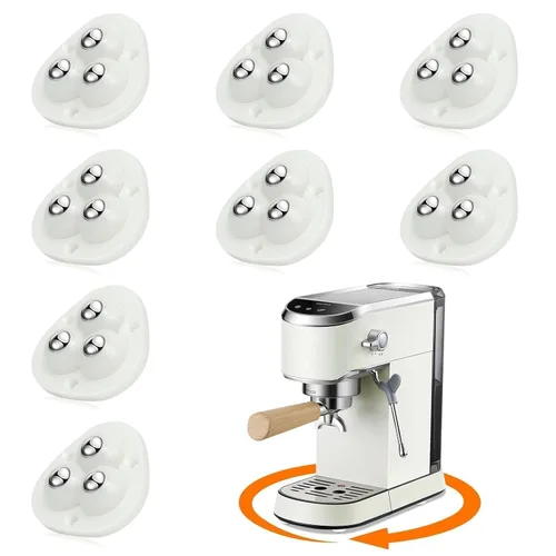 Vista 21 de TRVL FIELDER Ruedas giratorias autoadhesivas – Rueda universal giratoria de 360°, rodamiento de transferencia de bolas mini para pequeños