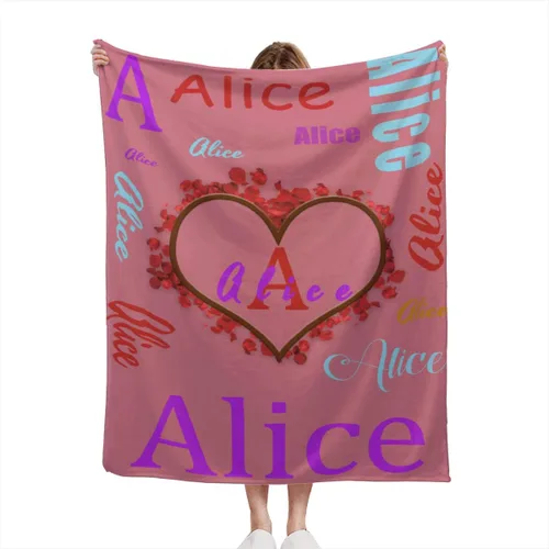 Vista 10 de Manta de bebé azul personalizada con nombre para niño, manta de bebé personalizada con nombre que recibe manta floral para bebés, recién nacidos