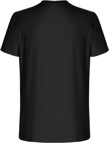 Vista 4 de Camiseta deportiva para hombre, casual, de manga corta, cuello redondo, ajuste holgado, atlética, correr, gimnasio, entrenamiento, camisetas