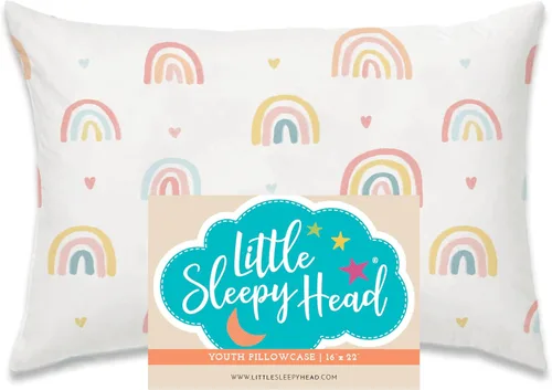 Vista 86 de Funda de almohada para jóvenes Little Sleepy Head - 100% funda de almohada de algodón y hipoalergénica - Funda de almohada envolvente de ajuste