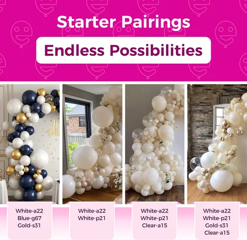 Vista 46 de Bezente Globos Naranjas de Látex para Fiestas - Paquete de 150 Globos de Helio Naranjas Mate Pequeños de 5 Pulgadas para Decoraciones de Fiestas