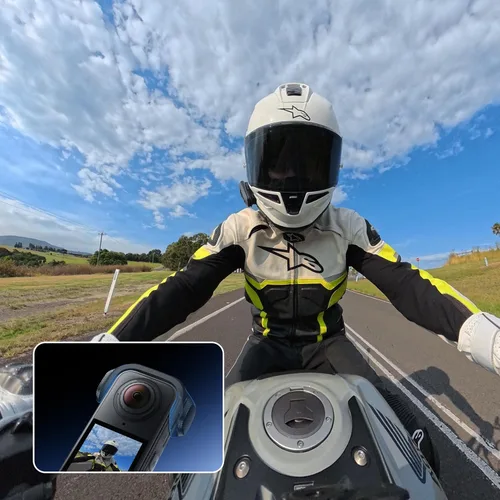 Vista 7 de Insta360 Parabrisas X4 Air Mic