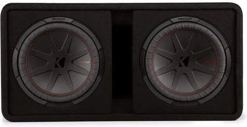 Vista 5 de KICKER Subwoofers dobles CompR de 12" (30 cm) en carcasa ventilada, 2ohm, cumple con RoHS (renovado)