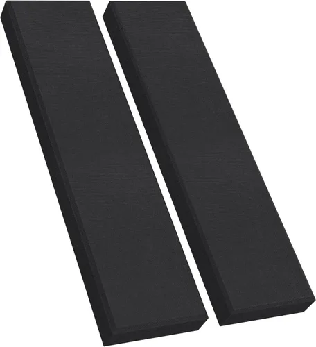 Vista 11 de Panel de pared de fibra de vidrio de 23.62 x 11.81 x 2 pulgadas, paquete de 4 paneles acústicos, paneles acústicos absorbentes de sonido para Beige