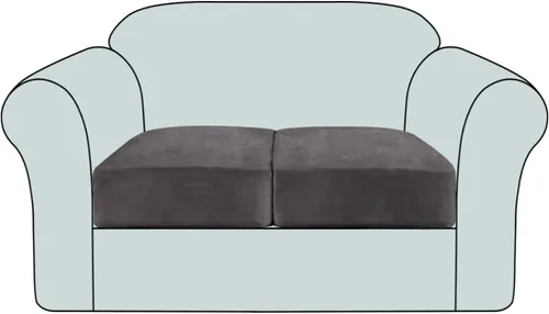 Vista 19 de Funda de cojín elástica de terciopelo, funda de felpa para asiento de sofá, protector de muebles antideslizante para silla/sofá biplaza/sofá