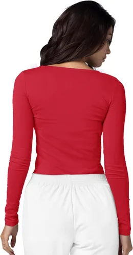 Vista 4 de Adar Underscrubs - Camiseta de manga larga para mujer, 2