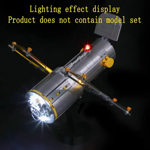 Vista 7 de GEAMENT Kit de luz LED compatible con LEGO NASA Space Shuttle Discovery - Juego de iluminación para modelo de construcción Creator 10283