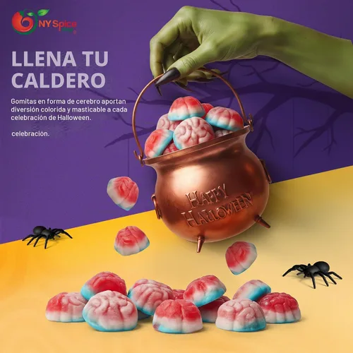 Vista 4 de NY Spice Shop - Gomitas de cerebro de Halloween, gomitas de cerebro