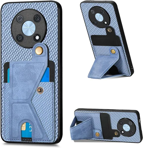 Vista 103 de Funda para Oppo K10x / OnePlus Nord CE 2 Lite 5G Funda para Realme 9 5G / 9 Pro / Q5 / V25 Funda de piel sintética con ranuras para tarjetas